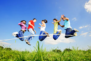 jumping rope