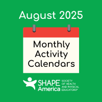 August 2025 Activity Calendars