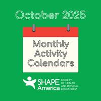 October 2025 Activity Calendars